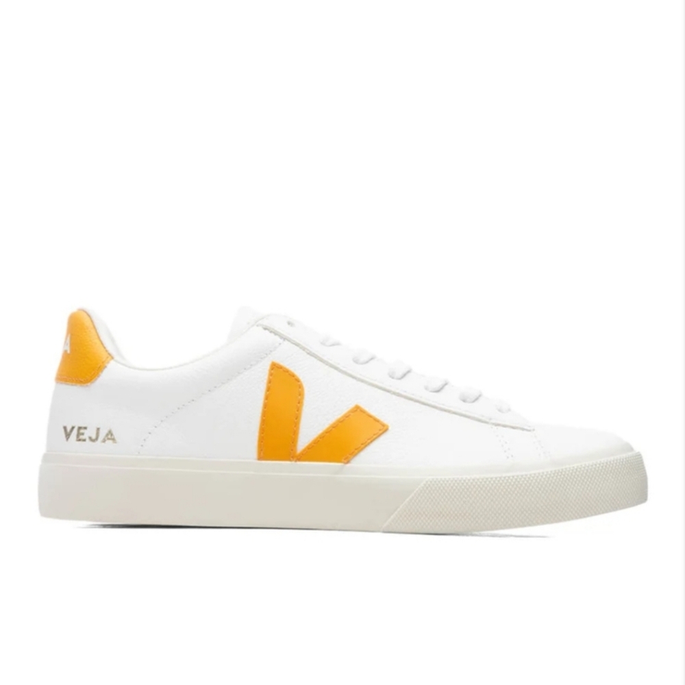 Veja Campo Chromefree Leather Extra White/Ouro